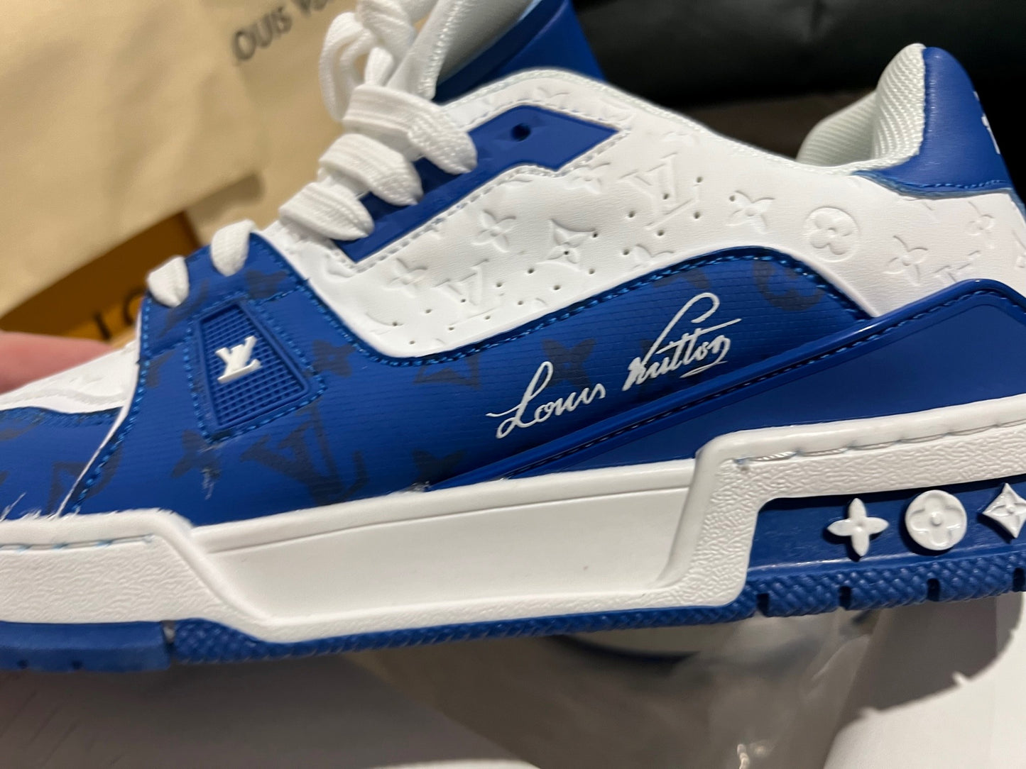 Louis Vuitton Blue Sneakers